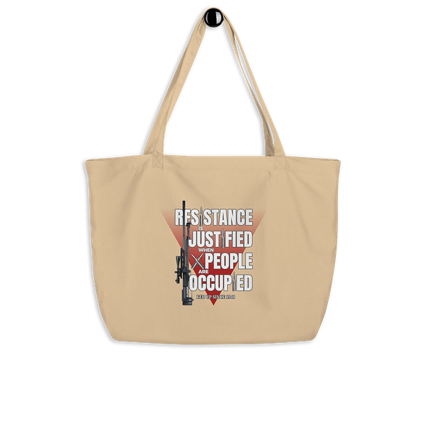 Resistance is Justified Tote Bag