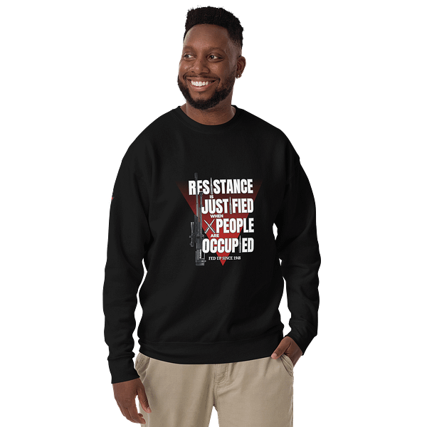 Resistance is Justified - Crewnecks - Image 2