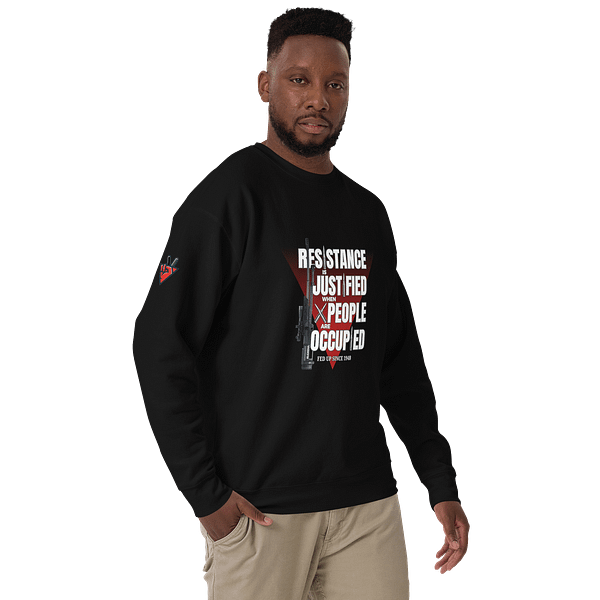 Resistance is Justified - Crewnecks - Image 3